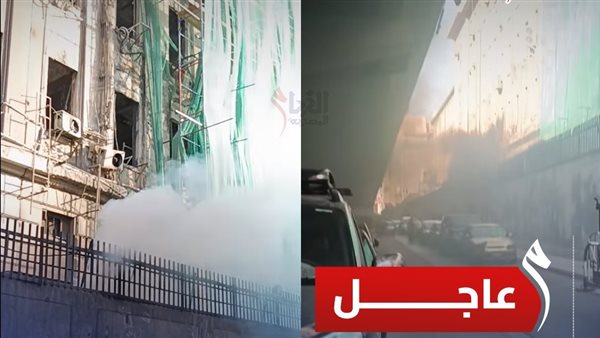 حريق سنترال رمسيس