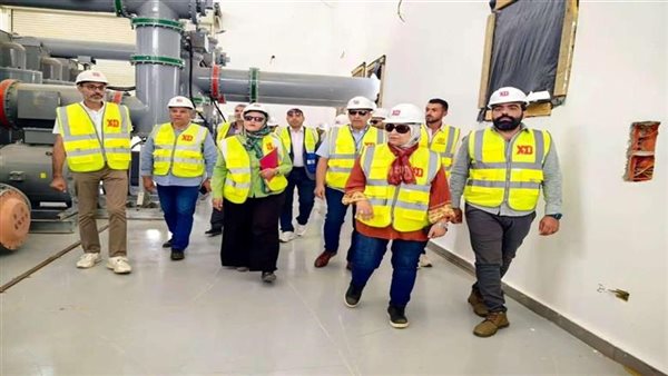 وفد من قيادات قطاع الكهرباء يتفقد سير العمل