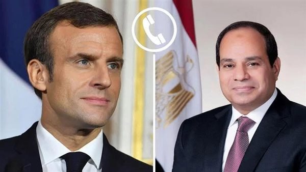 الرئيس السيسي ونظيره الفرنسي