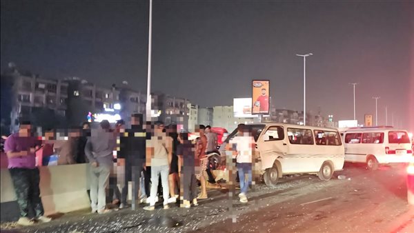 حادث دائرى المعادي اليوم 