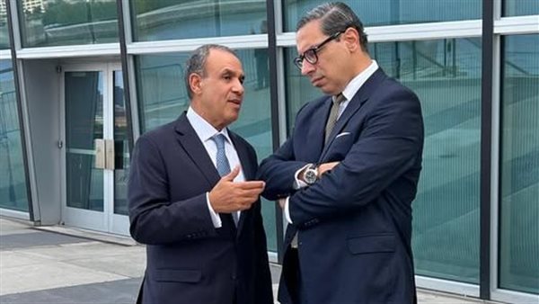 وزير الخارجية يلتقى مع نظيره القبرصي على هامش أعمال الجمعية 