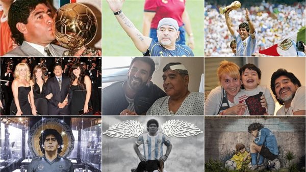 مارادونا أسطورة كرة القدم يتصدر صحف الأرجنتين