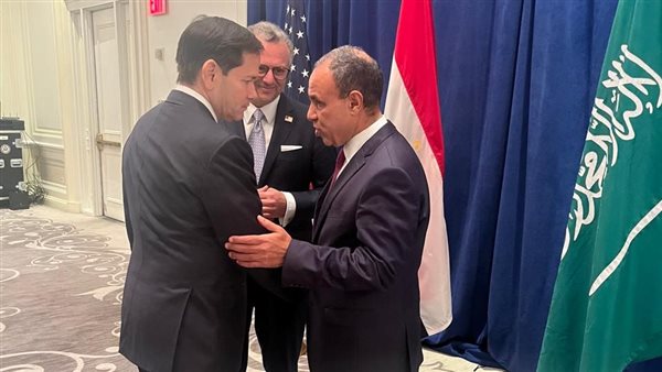 وزير الخارجية يلتقي بوزير الخارجية والقائم بأعمال مستشار الأ