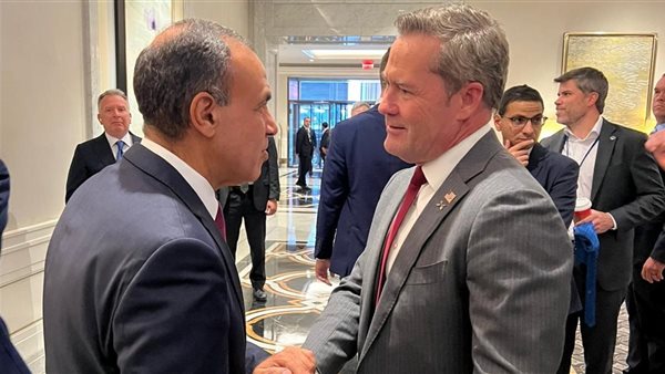 وزير الخارجية يلتقي المندوب الدائم الأمريكي لدى الأمم المتحد