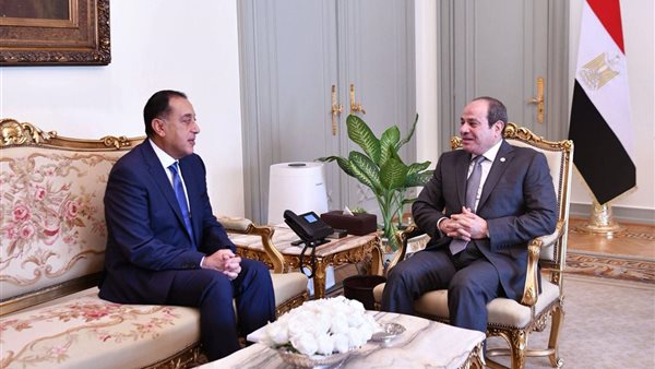الرئيس السيسي ورئيس مجلس الوزراء