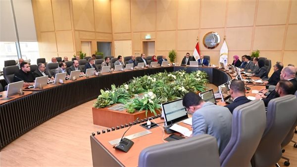جانب من اجتماع وزيري الصناعة والإسكان اليوم