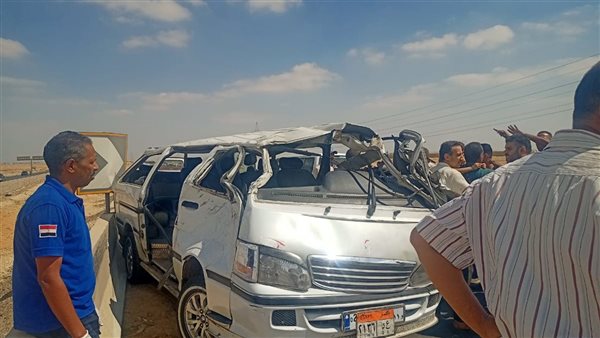 إصابة 19 شخصًا في حادث تصادم على طريق القاهرة الفيوم