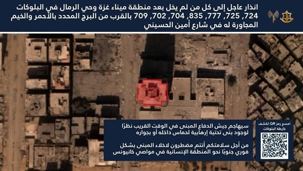 تحذير من جيش الاحتلال لسكان ميناء غزة