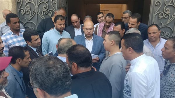 جانب من لقاء نائب محافظة الجيزة مع المستثمرين