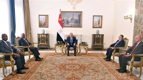 الرئيس السيسي ورئيس بنك التصدير والاستيراد الأفريقي