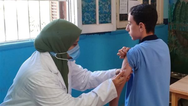حملات التطعيم الثنائي للصف الثاني الابتدائي بالمدارس
