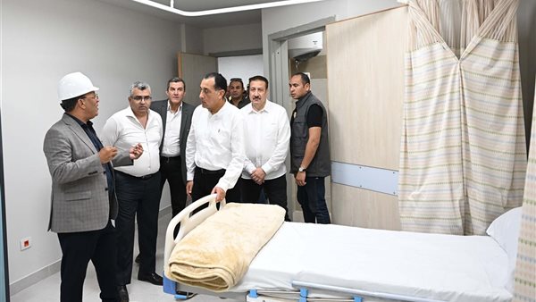 رئيس الوزراء يتابع مستشفى أشمون المركزي الجديد