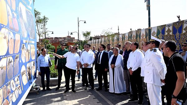 جانب من زيارة رئيس الوزراء الى المنوفية 