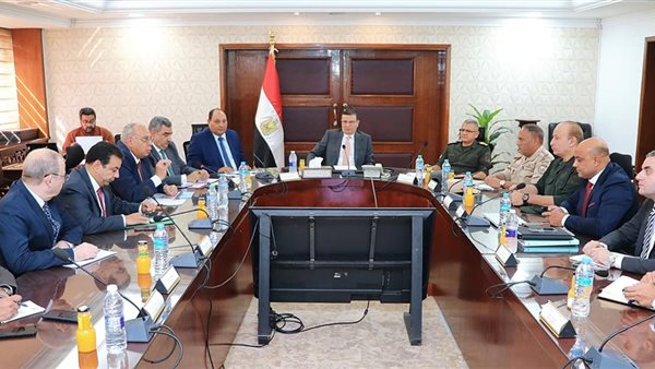 جانب من اجتماع وزير الزراعة اليوم 