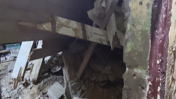  حادث انهيار جزئي لعقار بالإسكندرية 