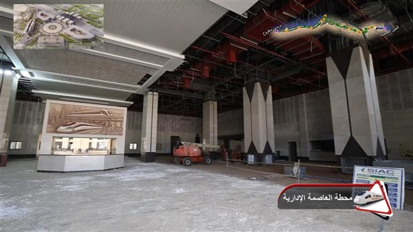 محطة العاصمة ضمن أعمال الخط الأول من شبكة القطار الكهربائي