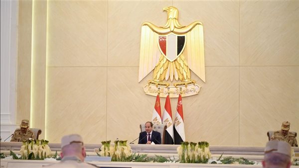  جانب من كلمة الرئيس السيسي اليوم 