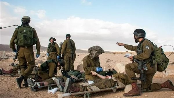 إحدى مصابون الإحتلال خلال معارك 