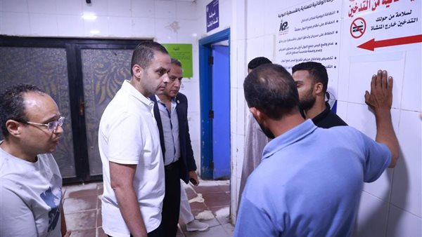 نائب وزير الصحة يفقد مستشفى كفر الشيخ 