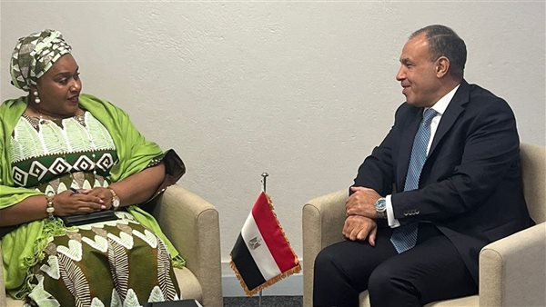 وزير الخارجية يلتقي وزيرة التعليم في ليبيريا على هامش اجتماع