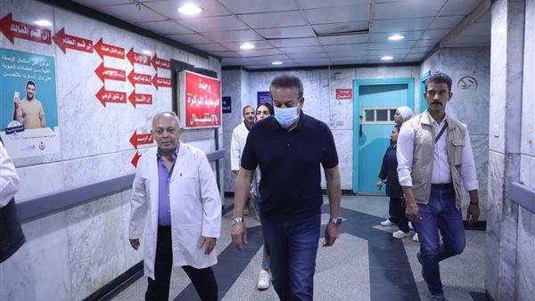 وزير الصحة بمستشفى منشية البكري 