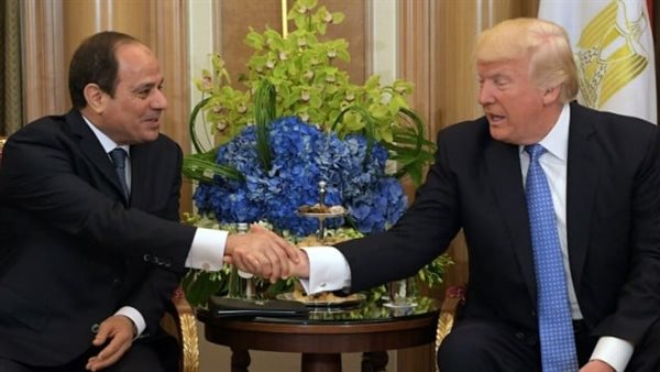 الرئيس السيسي وترامب 