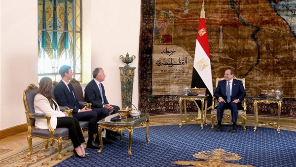 الرئيس السيسي وويتكوف وكوشنير