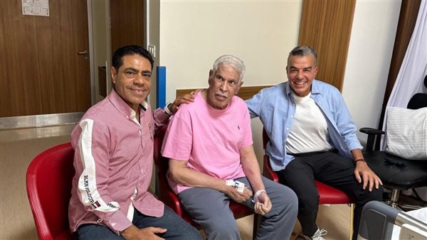 خالد مرتجي وطارق قنديل يزوران حسن شحاته