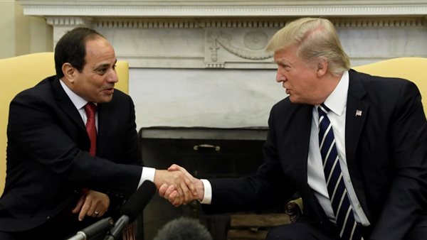 الرئيس السيسي وترامب 