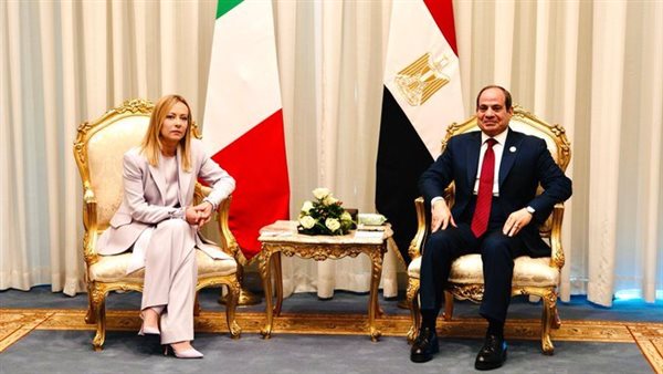 جورجيا ميلونى: ناقشت مع الرئيس السيسي "خطة ماتي"