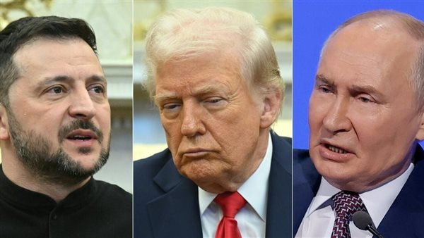 ترامب وبوتين وزيلينسكي