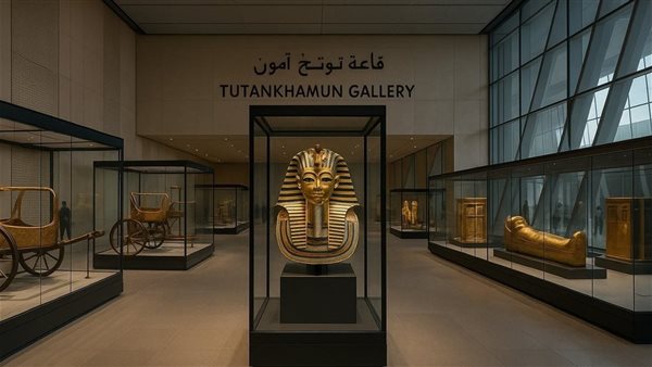 قاعة الملك توت عنخ آمون