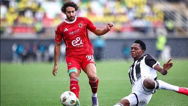 محمد هاني في مباراة الأهلي وإيجل نوار 