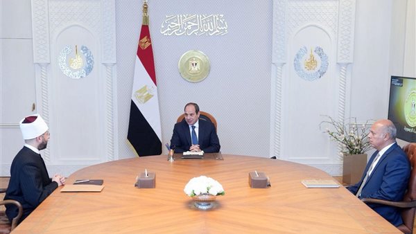 اجتماع الرئيس السيسي مع الدكتور أسامة الأزهري
