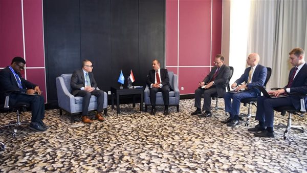 وزير الخارجية يلتقي مبعوث الأمم المتحدة الخاص للقرن الأفريقي