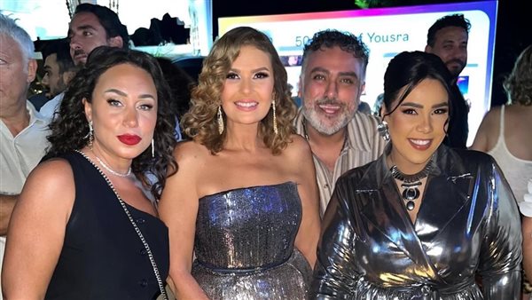 شيماء سيف في حفل 50 سنة يسرا