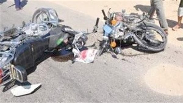 حادث تسابق بالدرجات النارية على طريق كفر الشيخ - أرشيفية