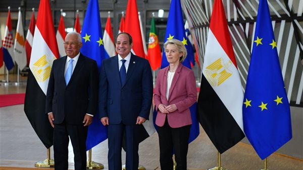 الرئيس السيسي يتلقي  برئيسة البرلمان الأوروبي روبرتا ميتسولا