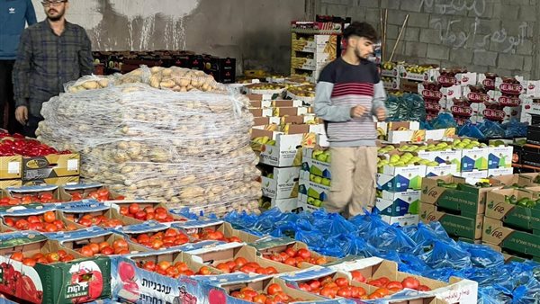 دخول الفواكه والخضار والألبان والأجبان لـ غزة