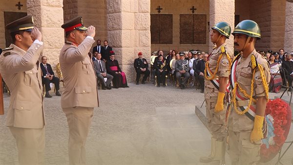 جانب من مشاركة القوات المسلحة اليوم