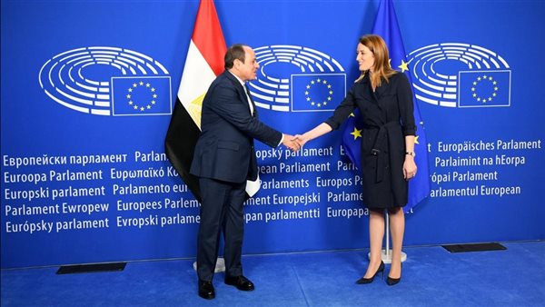 اجتماع الرئيس عبد الفتاح السيسي اليوم بروبرتا ميتسولا