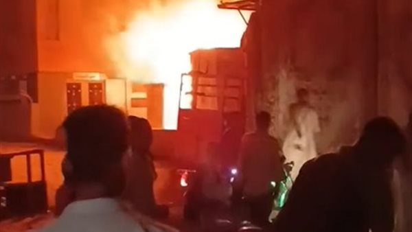 السيطرة على حريق في محول كهرباء بجوار مسجد الخن بإسنا دون إص