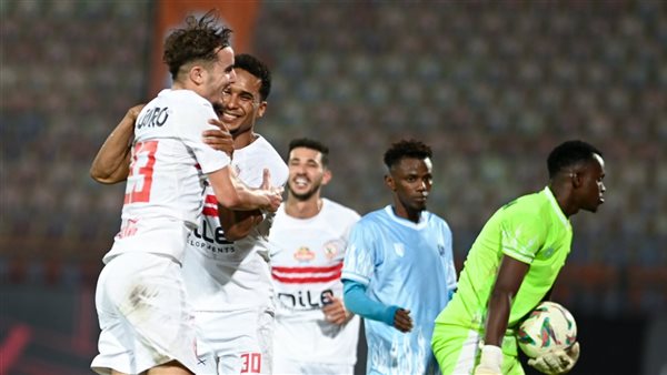 فرحة لاعبي الزمالك 