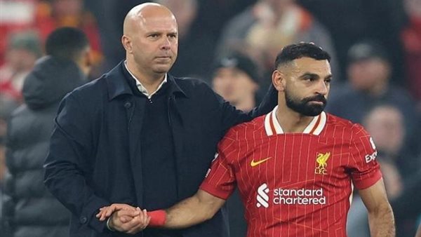 أرن سلوت ومحمد صلاح