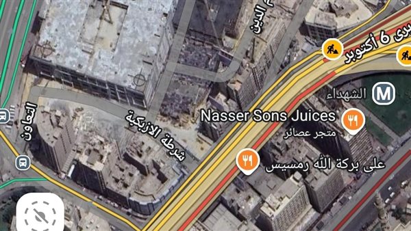 قسم شرطة الأزبكية على جوجل ماب