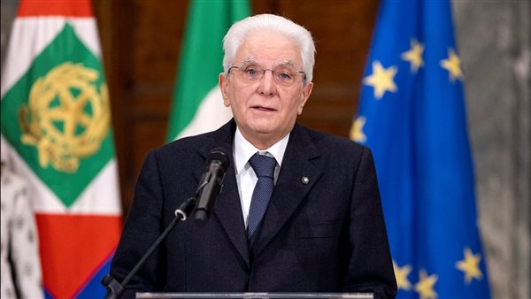 الرئيس الإيطالي سيرجيو ماتاريلا