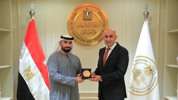 وزير التعليم يشهد توقيع خطاب نوايا مع المدرسة الرقمية