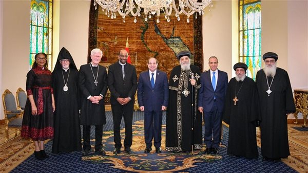 الرئيس السيسي يستقبل اليوم وفد مجلس الكنائس العالمي 