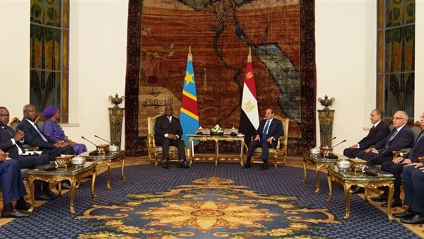 الرئيس السيسي ورئيس الكونجو الديمقراطية