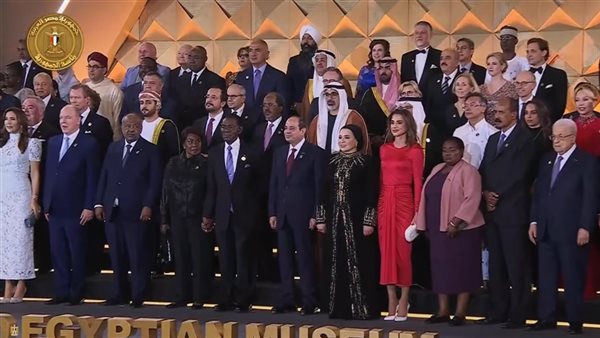 جانب من حفل احتفال المتحف المصري الكبير 